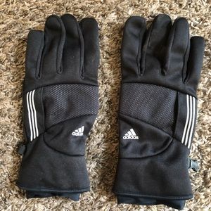 Adidas running gloves - size medium